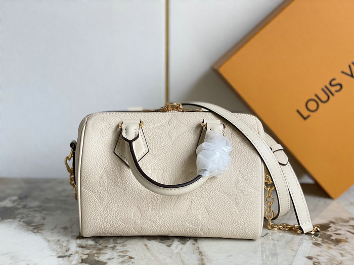 Louis Vuitton Speedy Bandouliere 20 Cream M58954