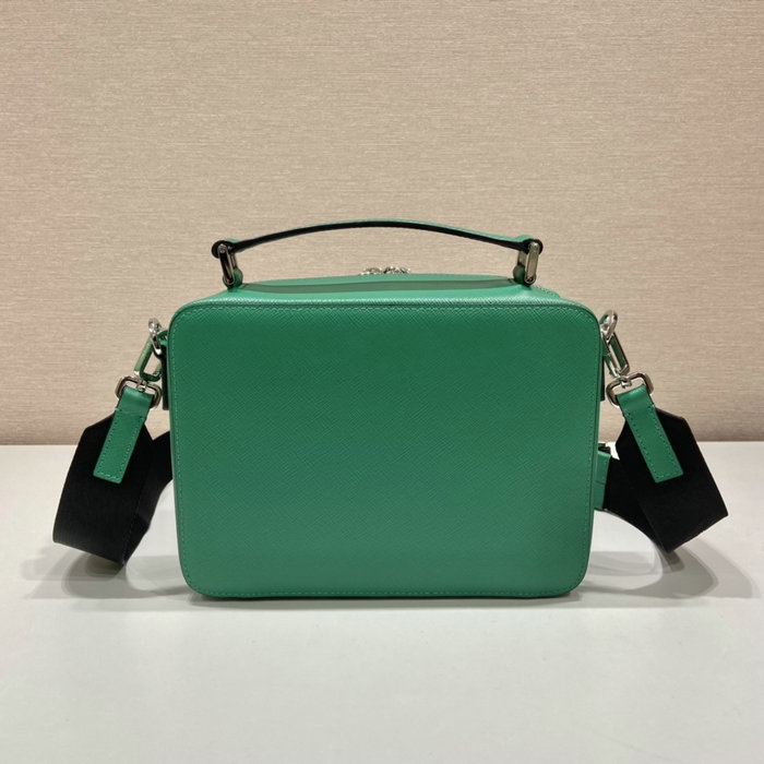 Medium Prada Brique Saffiano leather bag Green 2VH069