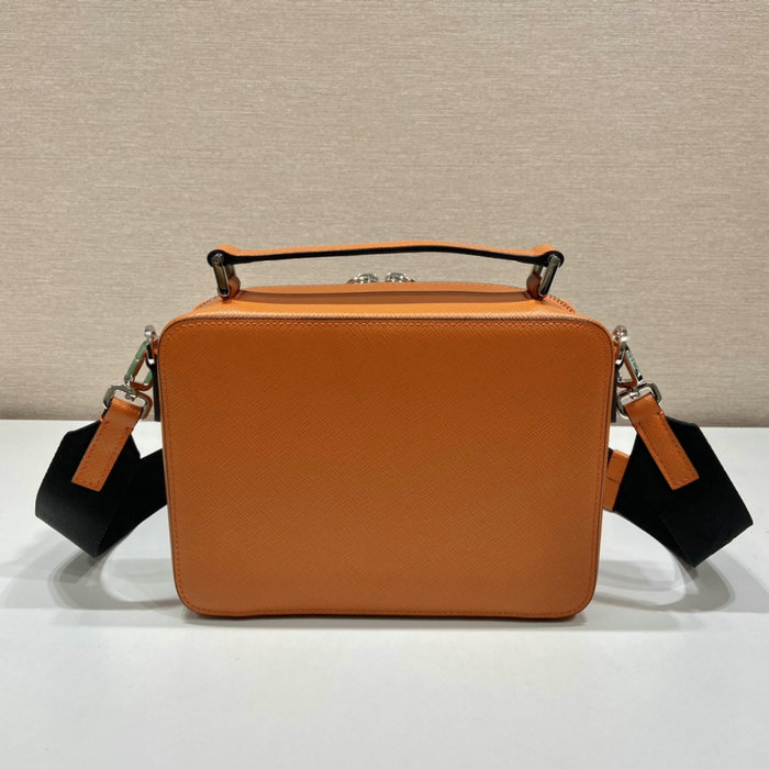 Medium Prada Brique Saffiano leather bag Orange 2VH069