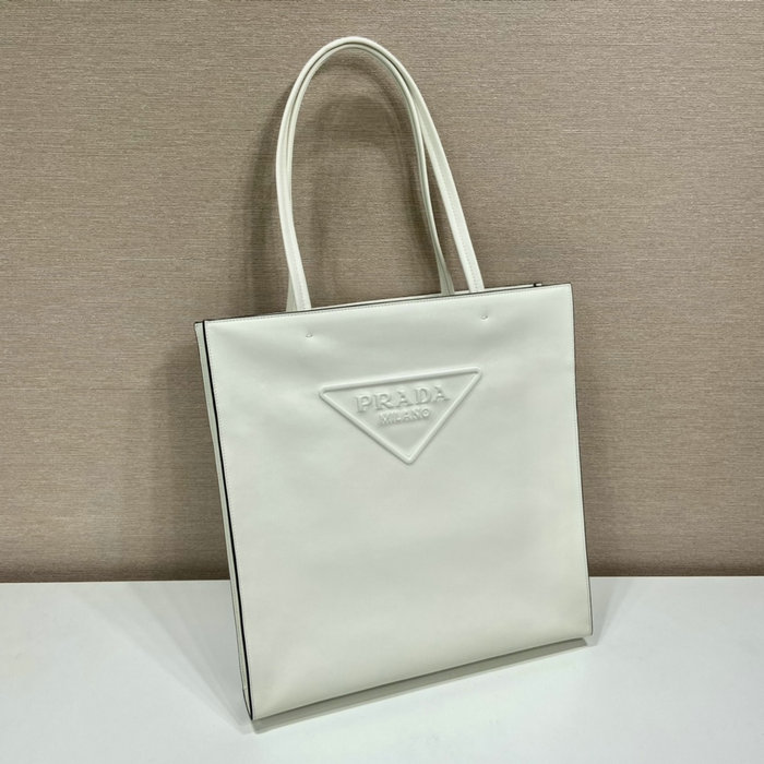 Prada Leather tote bag White 1BG429