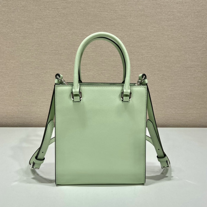 Prada Smooth Leather handbag Green 1BA333