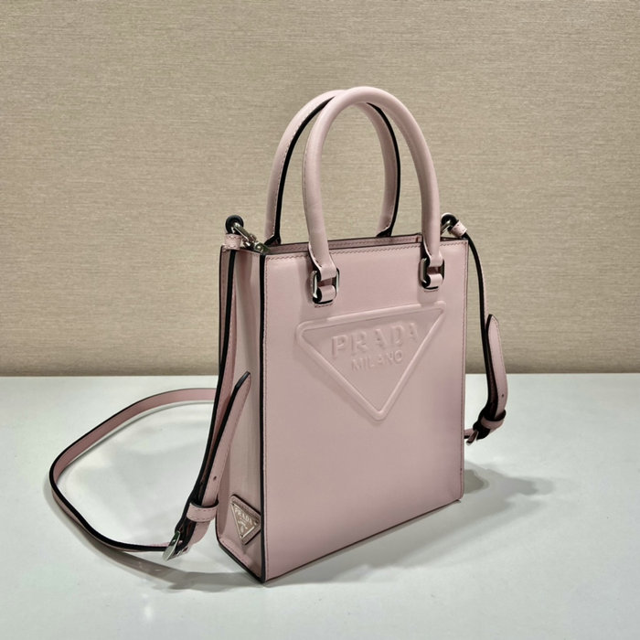 Prada Smooth Leather handbag Pink 1BA333