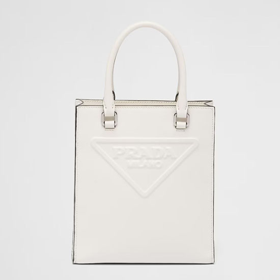 Prada Smooth Leather handbag White 1BA333