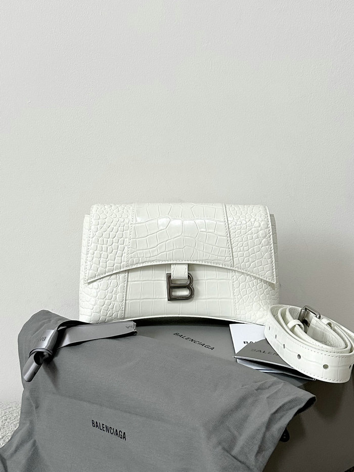 Balenciaga Downtown XS Shoulder Bag White B671355