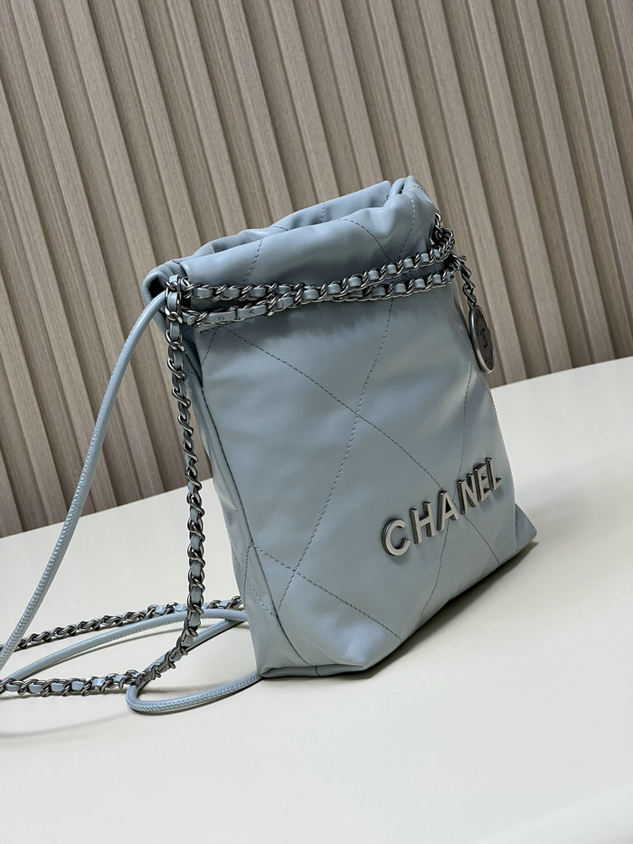 Chanel 22 Mini Handbag Blue AS3980