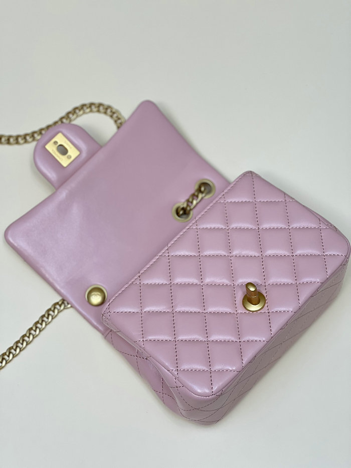 Chanel Mini Flap Bag Pink AS4040