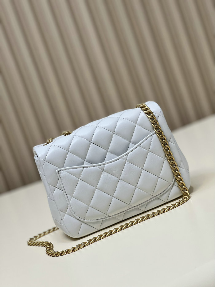 Chanel Mini Flap Bag White AS4040