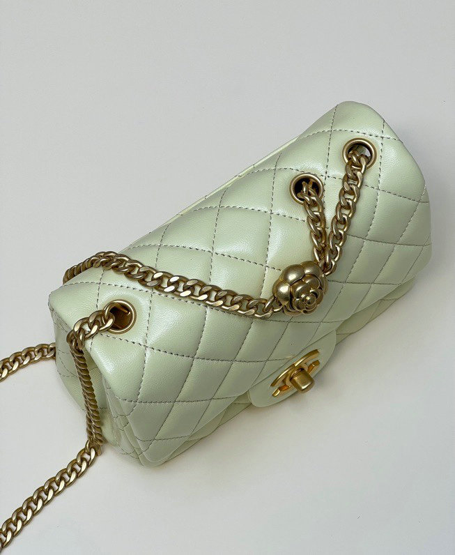 Chanel Mini Flap Bag Yellow AS4040