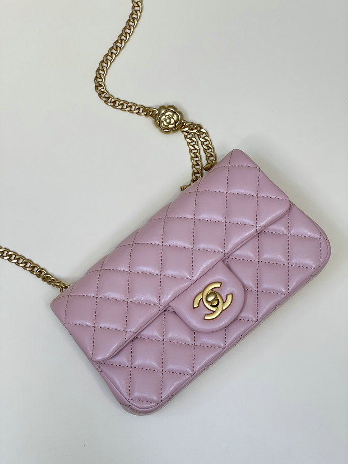 Chanel Small Flap Bag Pink AS4041