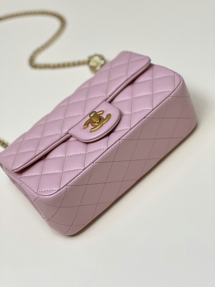 Chanel Small Flap Bag Pink AS4041