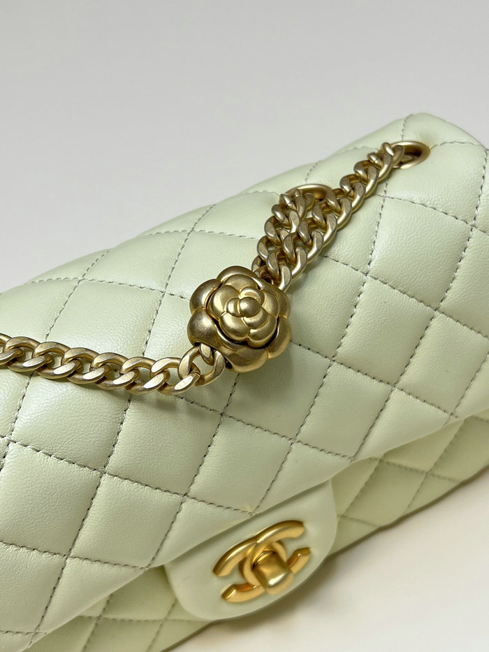 Chanel Small Flap Bag Yellow AS4041