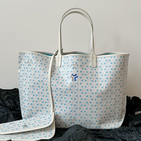 Goyard Saint Louis Tote Blue G6001