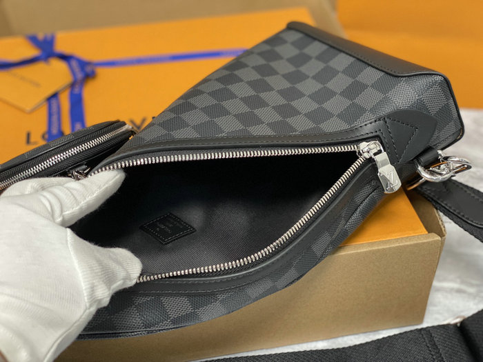 Louis Vuitton Damier Graphite Canvas Duo Slingbag M30936