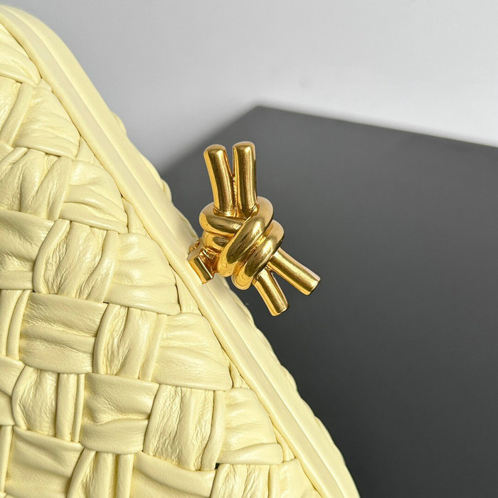 Bottega Veneta Knot Clutch Yellow B717622