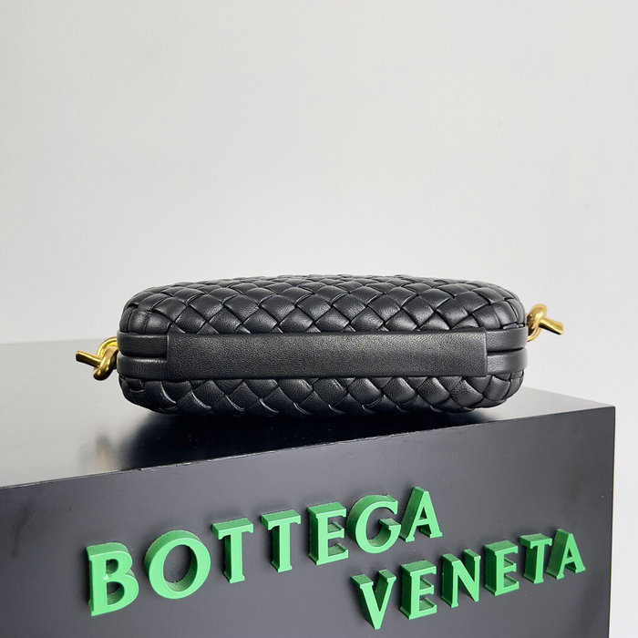 Bottega Veneta Knot Minaudiere Shoulder Bag Black B717623