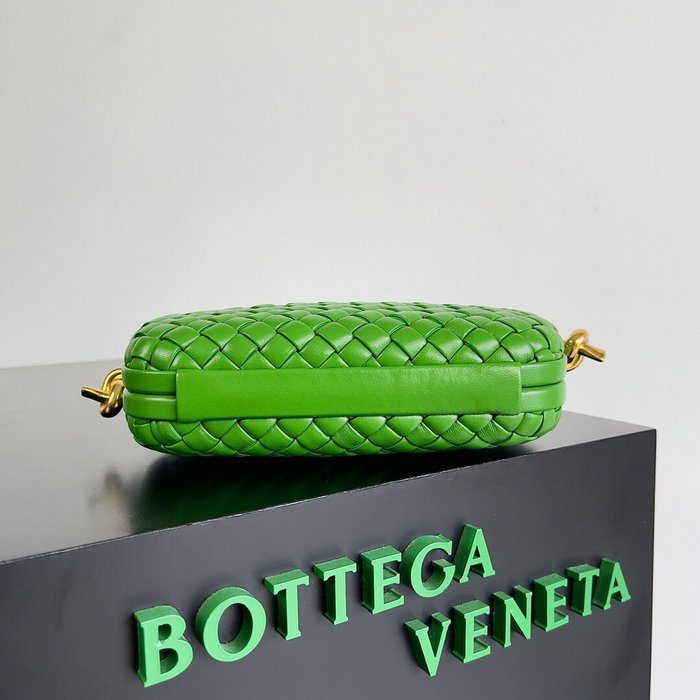 Bottega Veneta Knot Minaudiere Shoulder Bag Green B717623