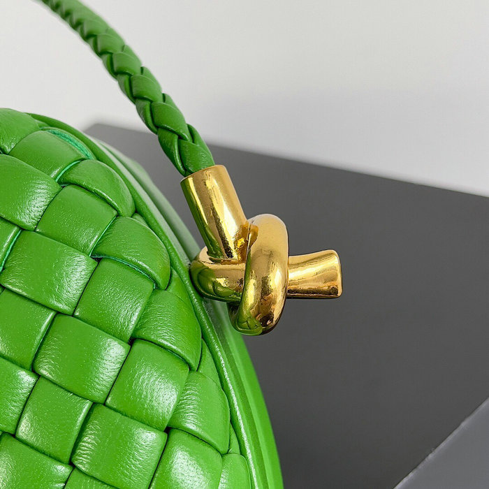 Bottega Veneta Knot Minaudiere Shoulder Bag Green B717623