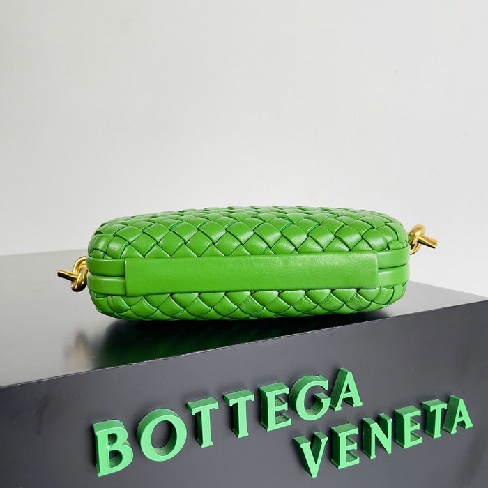 Bottega Veneta Knot Minaudiere Shoulder Bag Green B717623