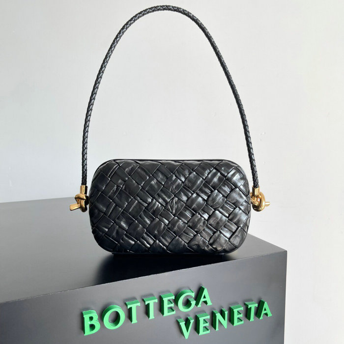 Bottega Veneta Knot On Strap Black B717623