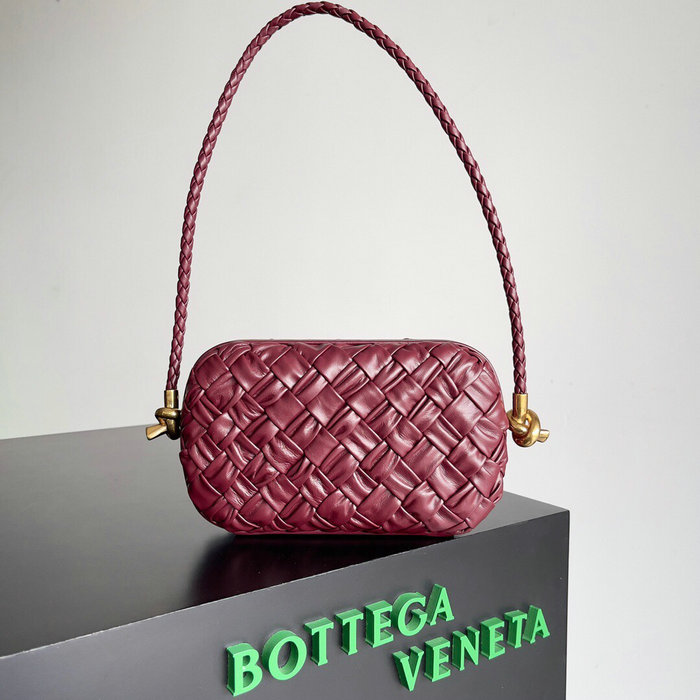 Bottega Veneta Knot On Strap Burgundy B717623