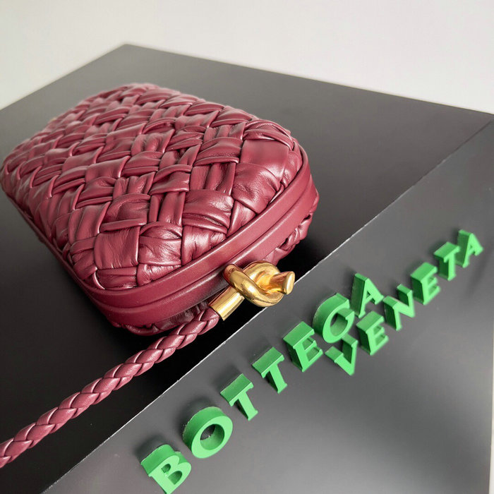 Bottega Veneta Knot On Strap Burgundy B717623