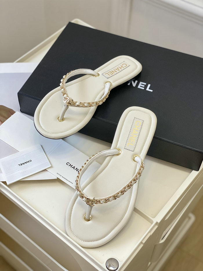 Chanel Sandals White SDC062203