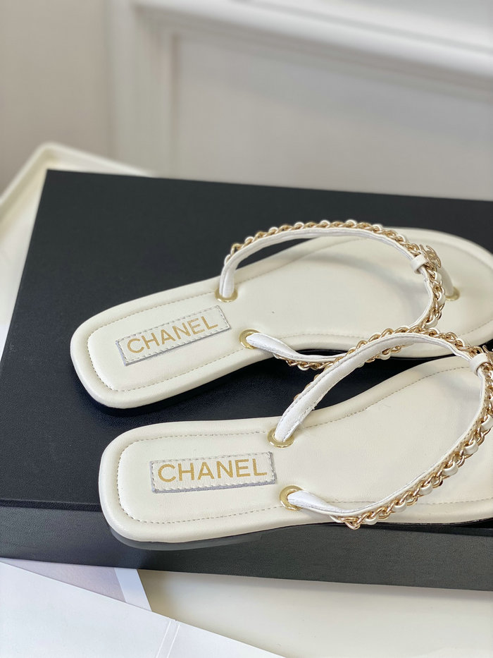 Chanel Sandals White SDC062203