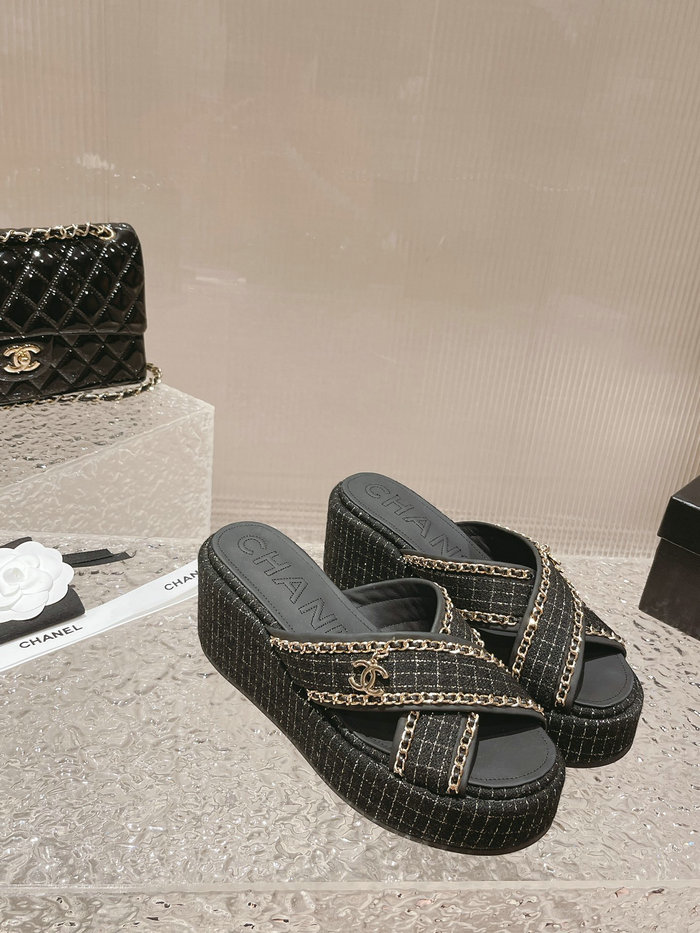 Chanel Wedge Sandals SDC062202