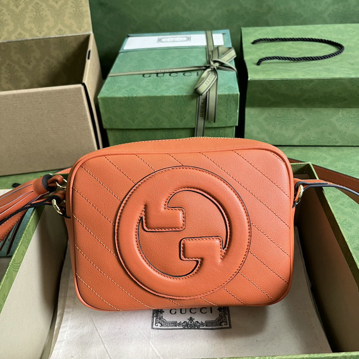 Gucci Blondie small shoulder bag Orange 742360