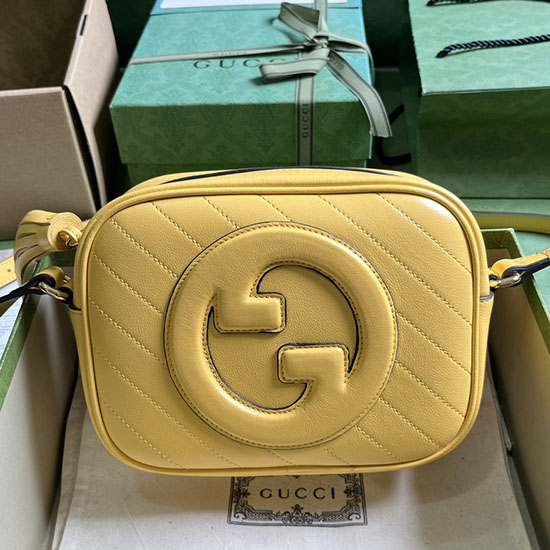 Gucci Blondie small shoulder bag Yellow 742360