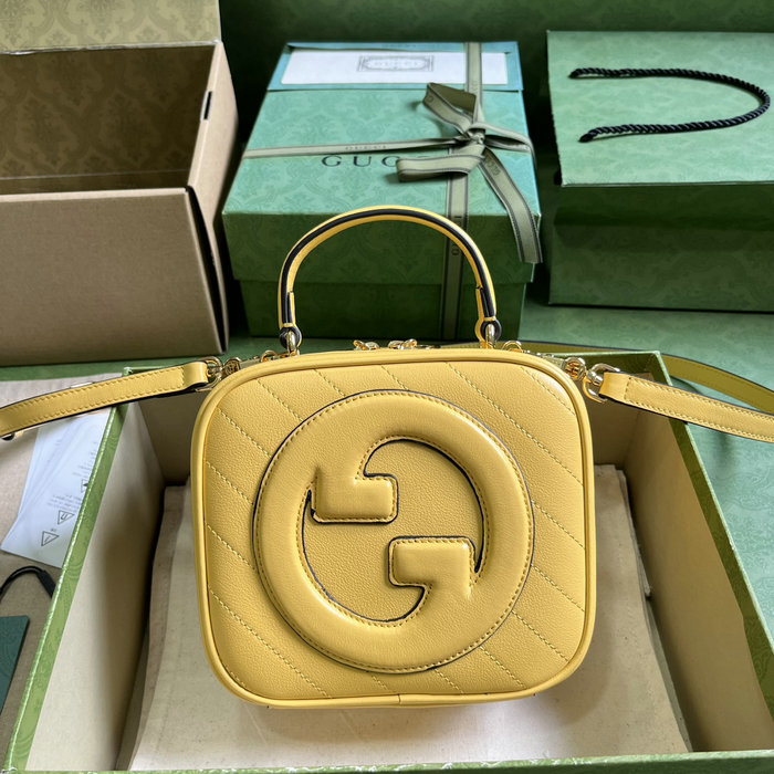 Gucci Blondie top handle bag Yellow 744434