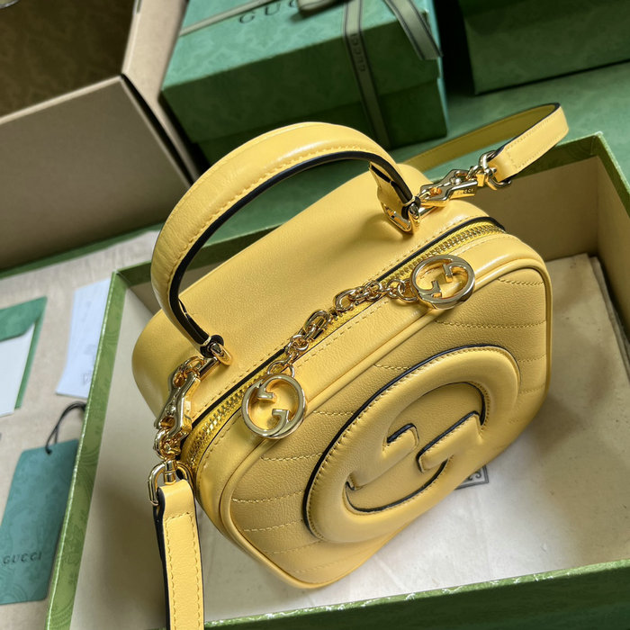 Gucci Blondie top handle bag Yellow 744434