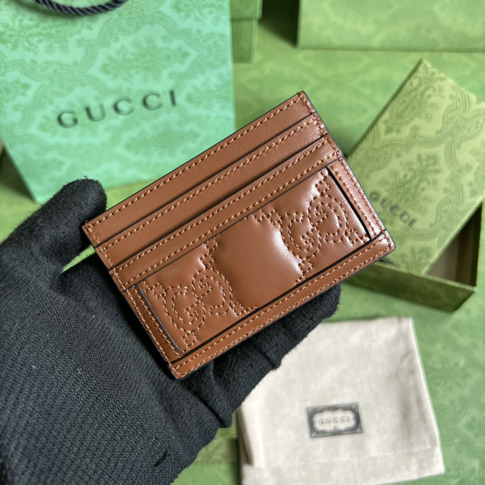 Gucci Card Holder Brown 523159