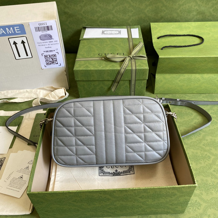 Gucci GG Marmont Small Shoulder Bag Grey 447632