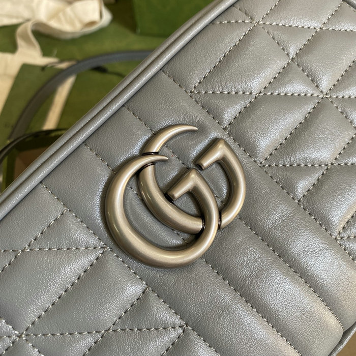 Gucci GG Marmont Small Shoulder Bag Grey 447632