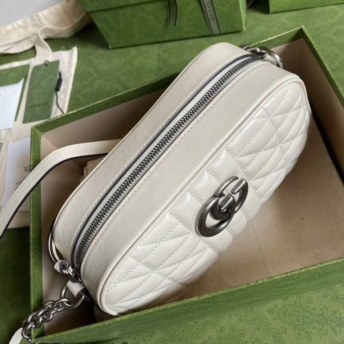 Gucci GG Marmont Small Shoulder Bag White 447632