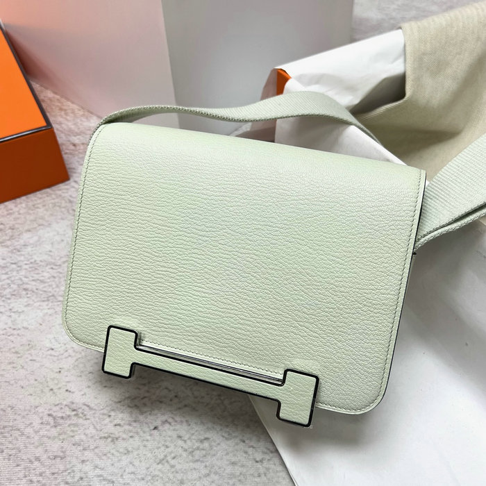 Hermes Geta Chevre Bag Vert Fizz HG06211