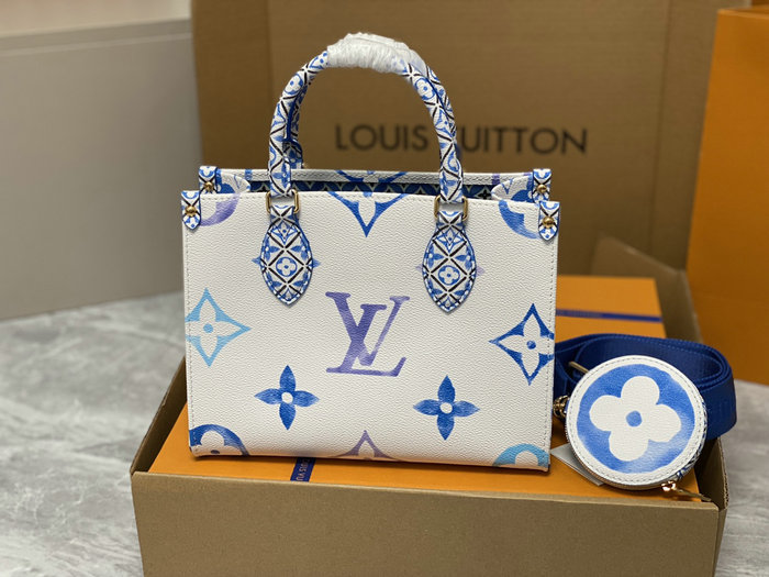 Louis Vuitton OnTheGo PM Blue M22976