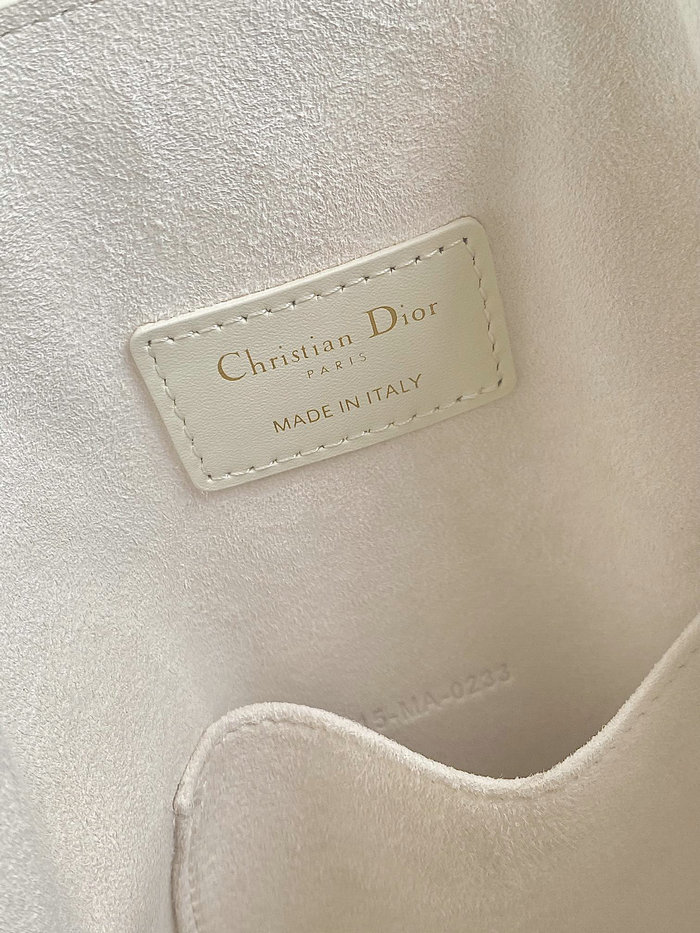 Medium Cest Dior Calfskin Bag White D7061