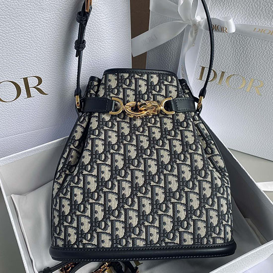 Medium Cest Dior Oblique Jacquard Bag D7061