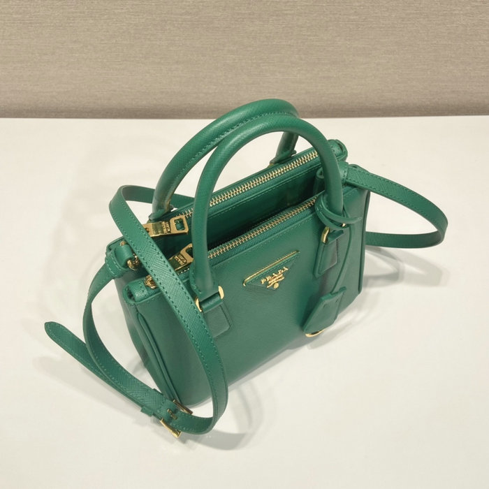 Prada Galleria Saffiano leather mini-bag Green 1BA906