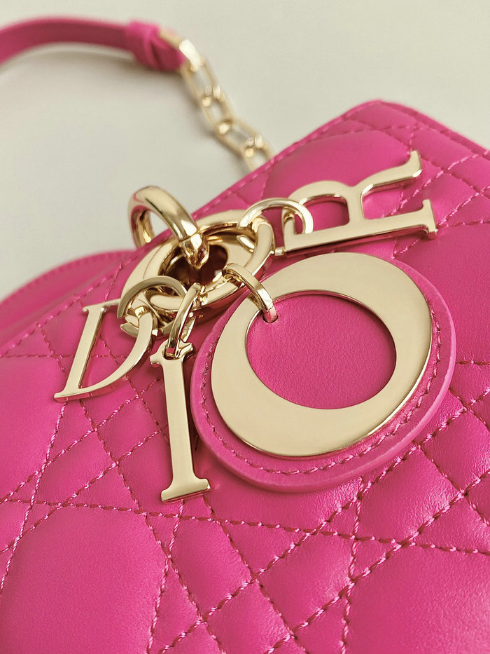 Small Dior Or Lady D-Joy Bag Pink D3380