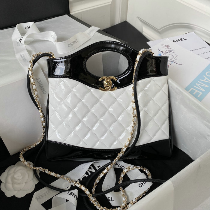 Chanel 31 Mini Shopping Bag White AS4133