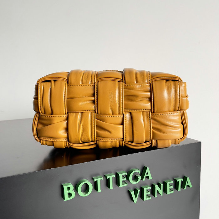 Bottega Veneta Calfskin Hobo Bag Yellow B736233