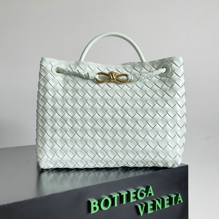 Bottega Veneta Medium Andiamo Tote Bag Light Blue B743572