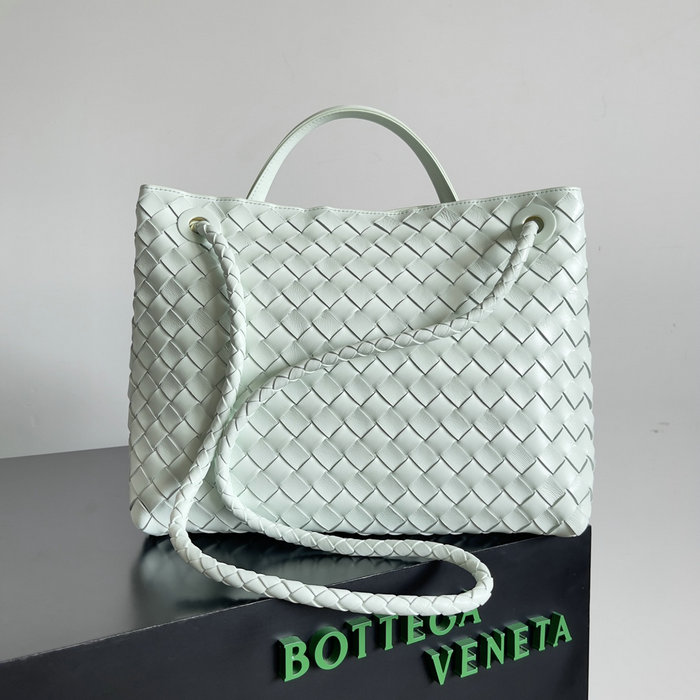 Bottega Veneta Medium Andiamo Tote Bag Light Blue B743572