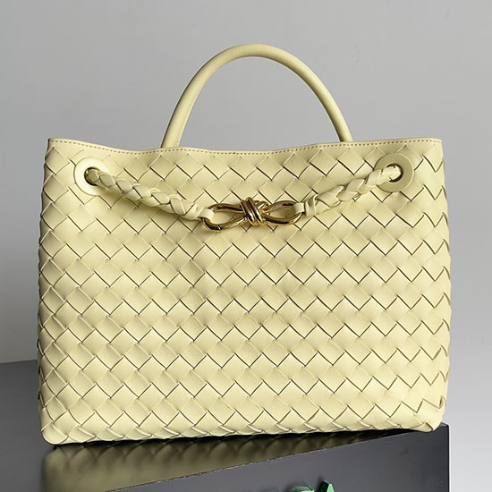 Bottega Veneta Medium Andiamo Tote Bag Yellow B743572