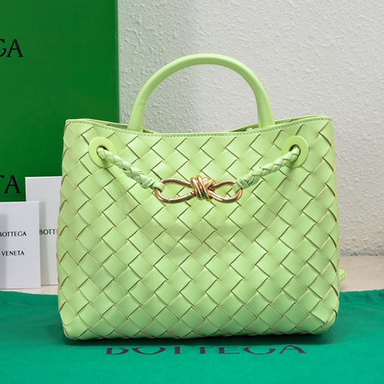 Bottega Veneta Small Andiamo Tote Bag Green B74356