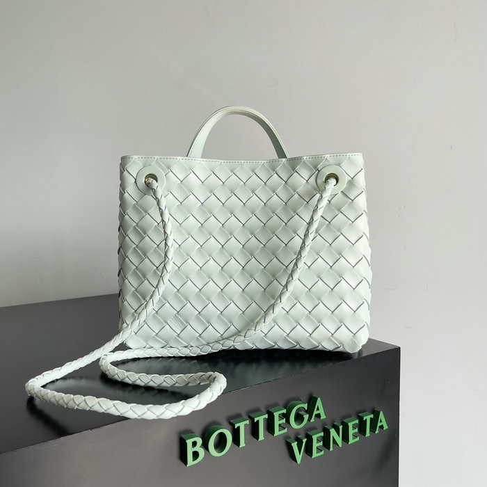 Bottega Veneta Small Andiamo Tote Bag Light Blue B74356