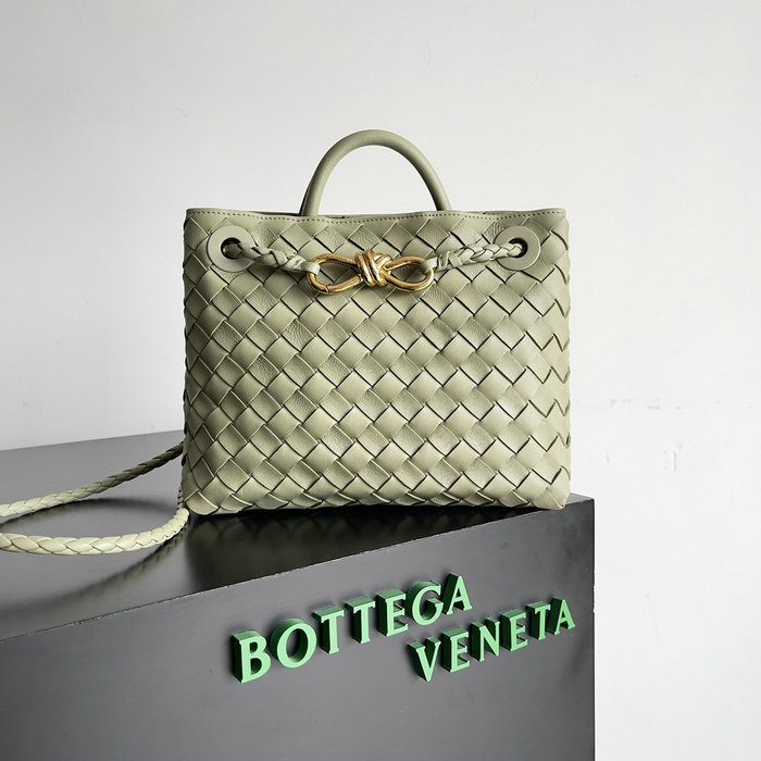 Bottega Veneta Small Andiamo Tote Bag Travertine B74356